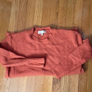 Philosophy Warm Terracota Crew Neck Sweater